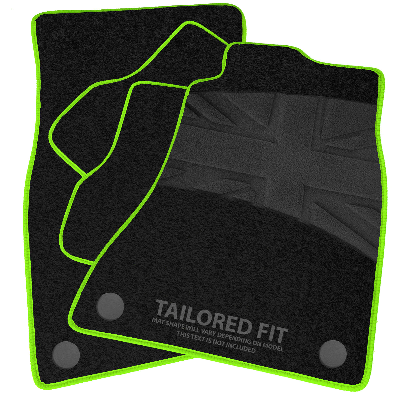 Custom Fit Floor Mats For Hyundai I30 HTB/CW 2007-2012 - 4-Piece Black Set With Logo 11 thumbnail image