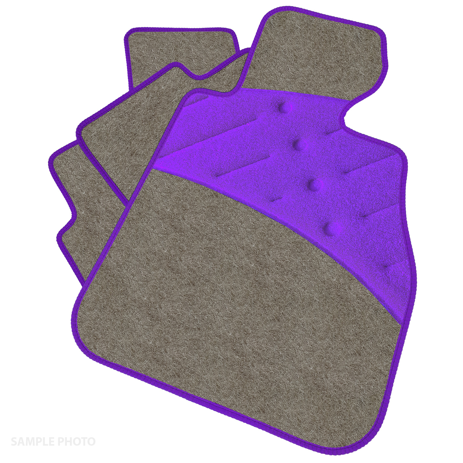 To fit Volkswagen EOS Car Mats 2006 2015 Beige & HEELPAD eBay