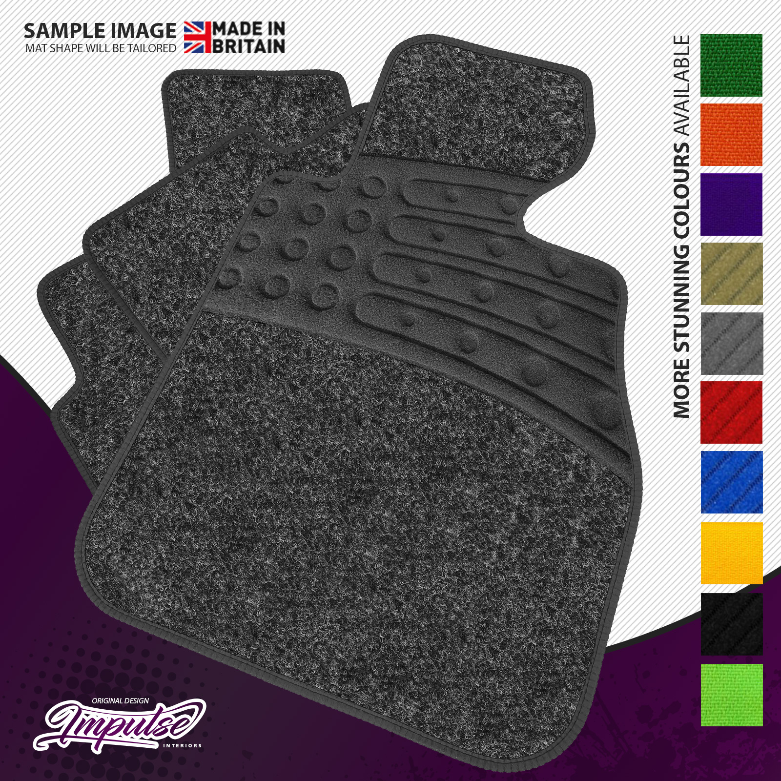TO FIT SUZUKI Grand Vitara 3dr (SWB) Car Mats 2000 2005 & Heel Pad (A