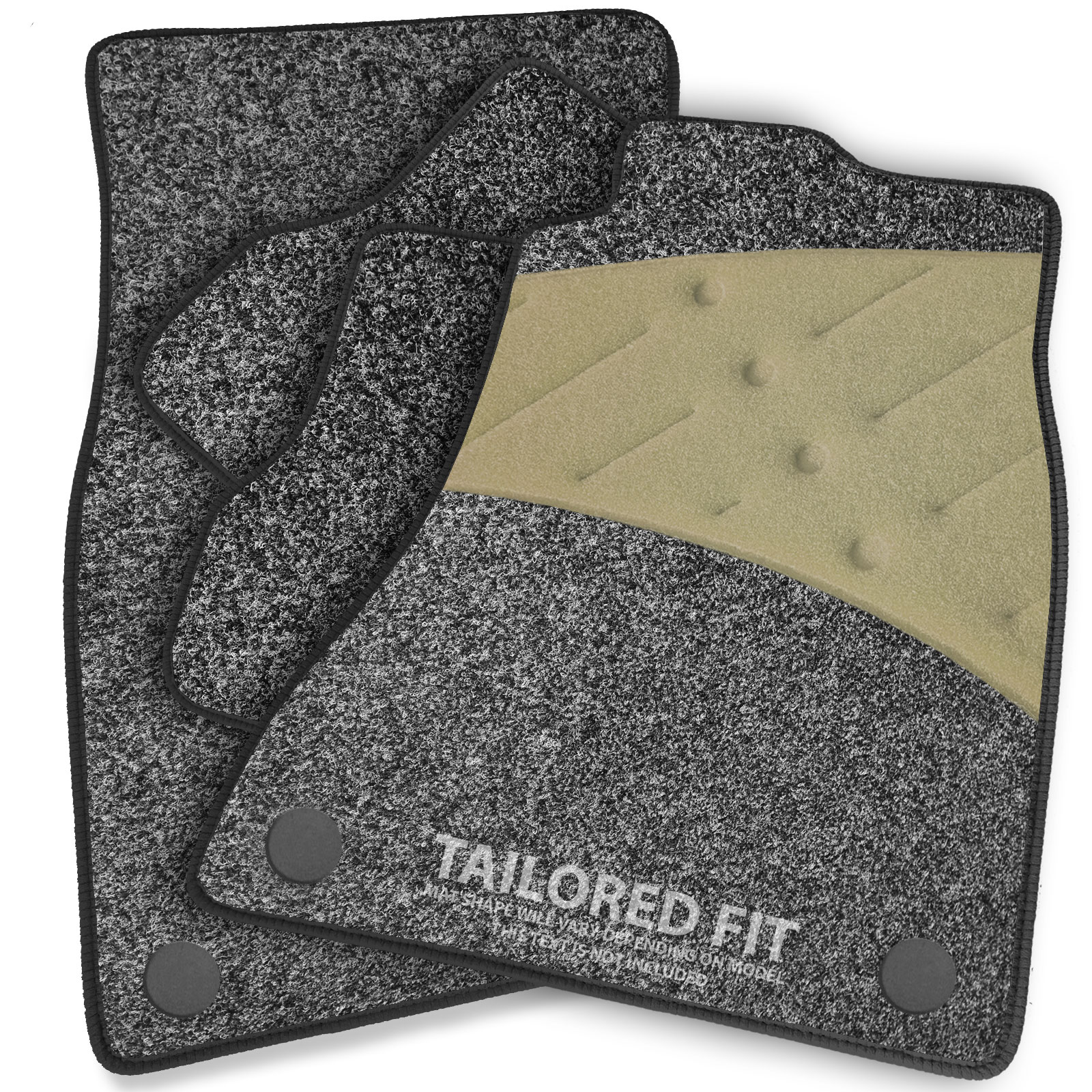 TO FIT LAND Rover Range Rover Sport Car Mats 2005 2013 & Heel Pad £32