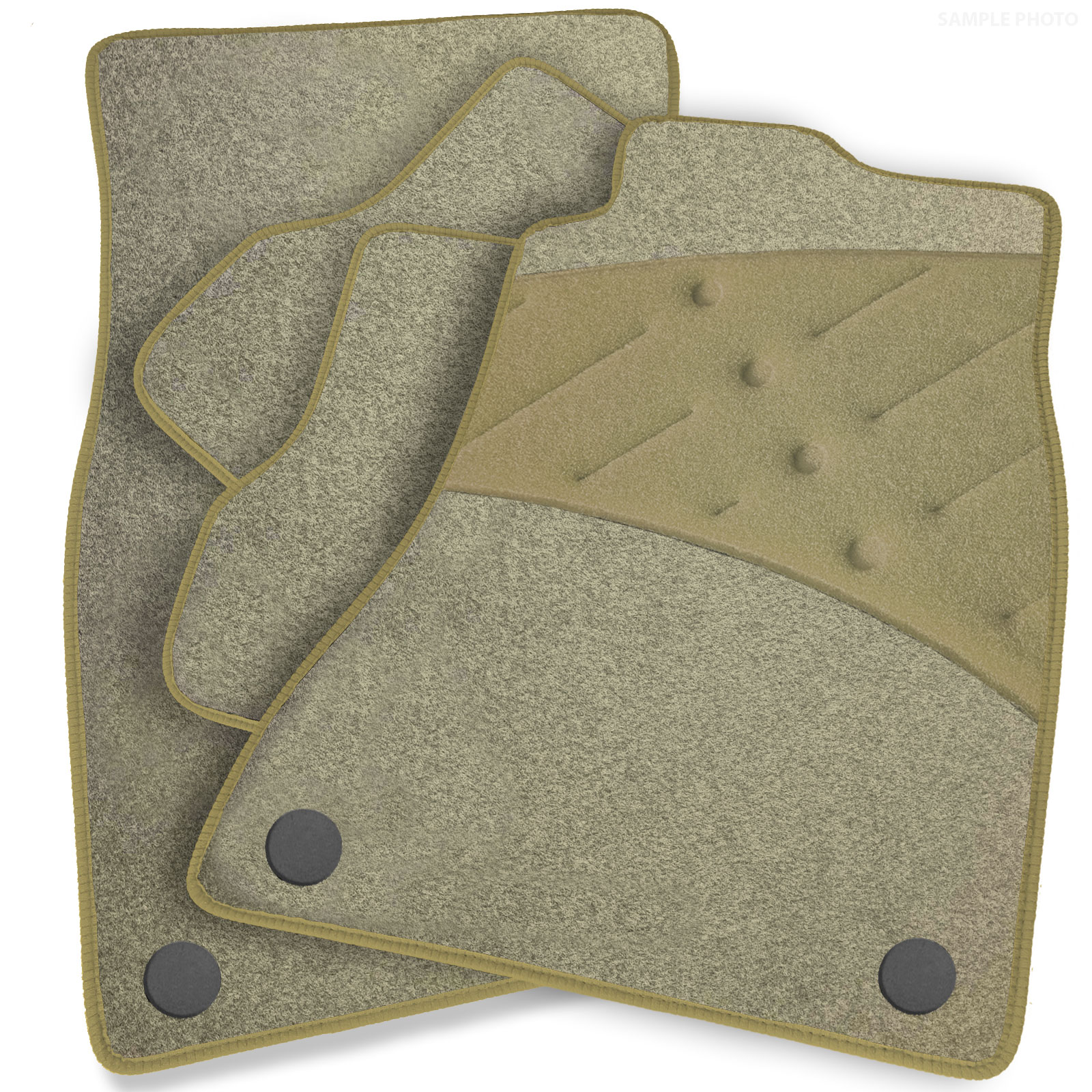 FORD Transit Custom Double Cab Single Side Door2015 -2018 4Clips  -Tailored Carpet Car Mats