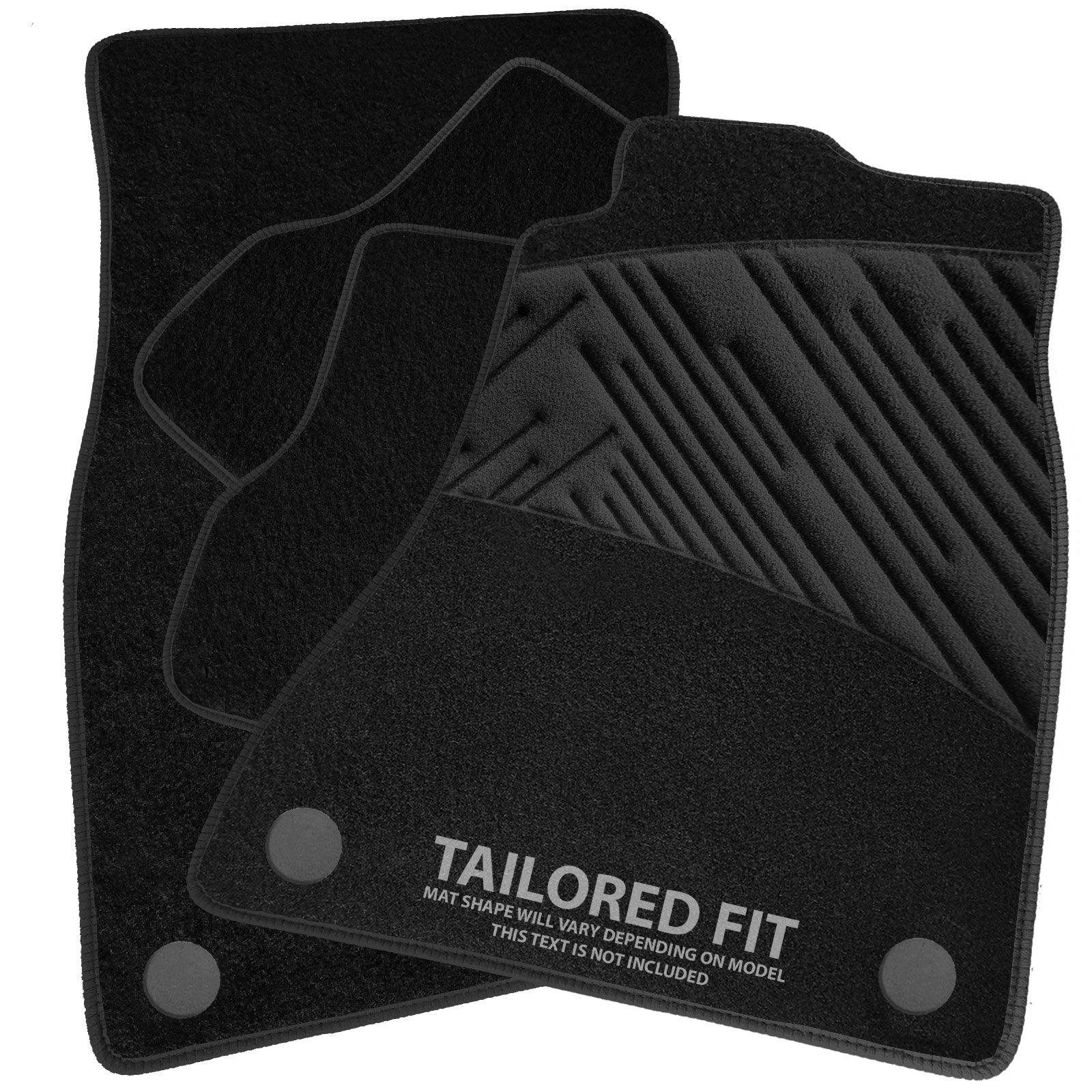 TO FIT PORSCHE Macan Car Mats 2014+ & Linear Heel Pad [B] £39.47